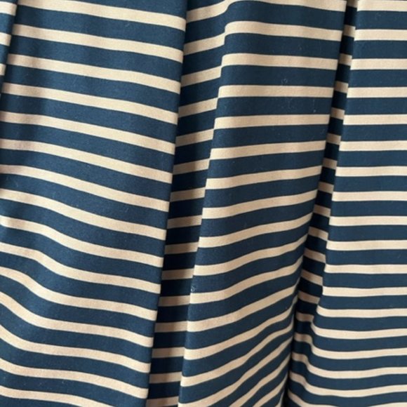 Gap Dress, Size 2, Navy & Camel Striped - Picture 3 of 4